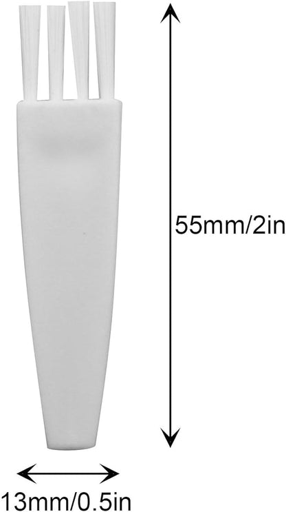 2pcs White Plastic Dusting Small Brush Electrical Brush Humidifier Cleaning - Image 4