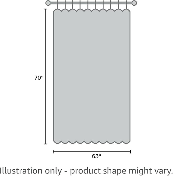 Hiasan Room Darkening Curtains for Bedroom, 70 x 63 Inches - Image 8