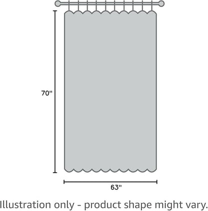 Hiasan Room Darkening Curtains for Bedroom, 70 x 63 Inches - Image 8