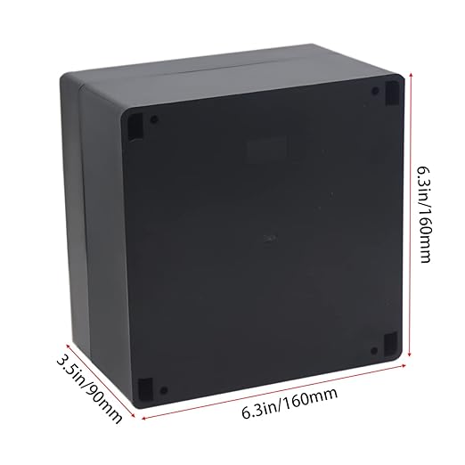 Watertight Junction Box, IP67 Waterproof Project Box Durable ABS Plastic - Image 2