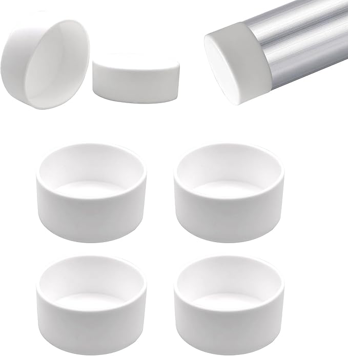2-1/2" Silicone Chair Leg Floor Protectors, Rubber Chair Leg Caps, Non-Slip by EASYEAH