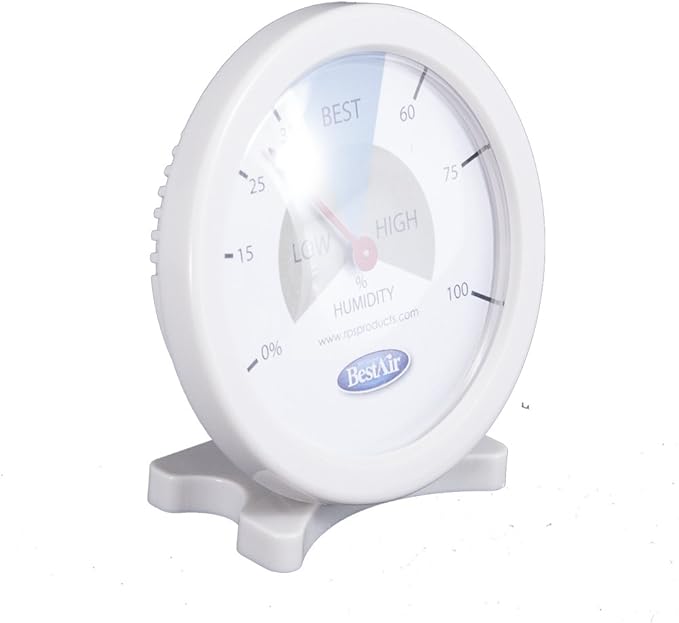 BestAir HG050-PDQ-4 Hygrometer, Humidistat Humidity Monitor, Single Pack - Image 5