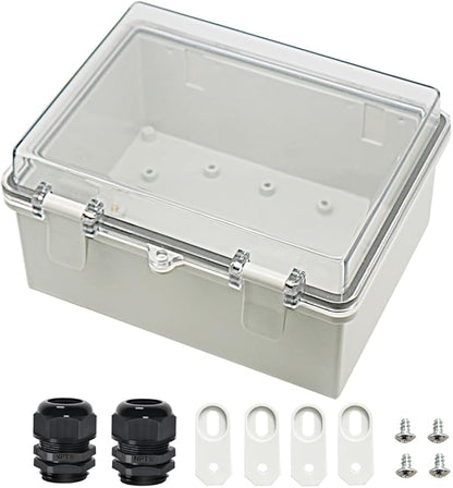 Zulkit Junction Box ABS Plastic Dustproof Waterproof IP65 Electrical Boxes by Zulkit