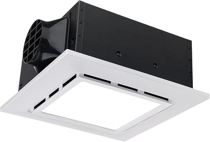 12" Bathroom Exhaust Fan with Light Ultra Quiet Ventilation Fan Combo 1.0 Sone by TOYOUSEA