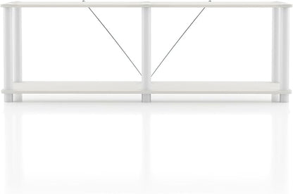 Homes: Inside + Out Apexa Modern 2-Tier Extra Wide Shelving Units, Collectibles - Image 11