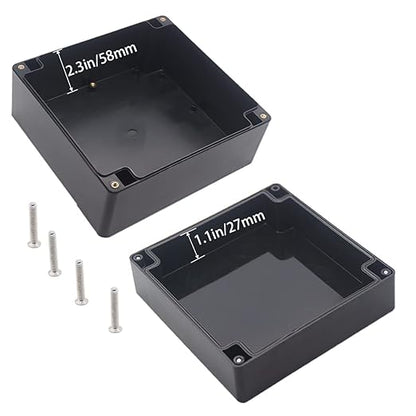Watertight Junction Box, IP67 Waterproof Project Box Durable ABS Plastic - Image 4