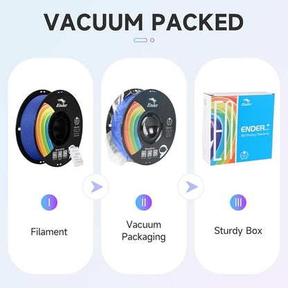 Creality 3D Printer Filament, PLA Plus Filament 1.75mm Rainbow, PLA Pro - Image 7
