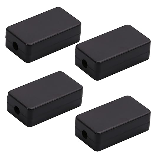Fielect 1.89 x 1.02 x 0.61 inch Junction Box ABS Plastic Dustproof Universal by Fielect