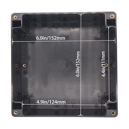 Watertight Junction Box, IP67 Waterproof Project Box Durable ABS Plastic - Image 5