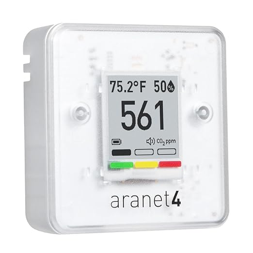 SAF Aranet4 Home: Wireless Indoor Air Quality Monitor by Aranet