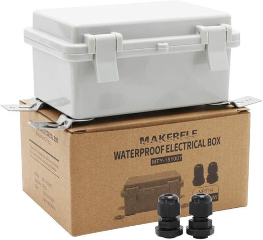 MAKERELE Outside Small Outdoor Junction Box Waterproof Electrical by MAKERELE
