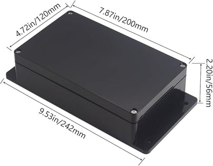 Project Box ABS Plastic Black Electrical Boxes IP65 Waterproof DIY Electronic - Image 2