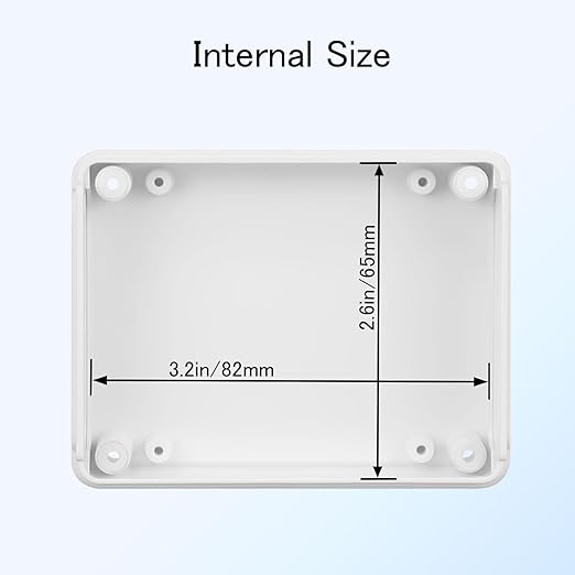 Project Box 8 Pieces Electrical Box Small Junction Box ABS Plastic Enclosure - Image 4