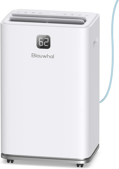 150 Pints Dehumidifier with Pump, 8000 Sq.Ft Dehumidifier by Blauwhal