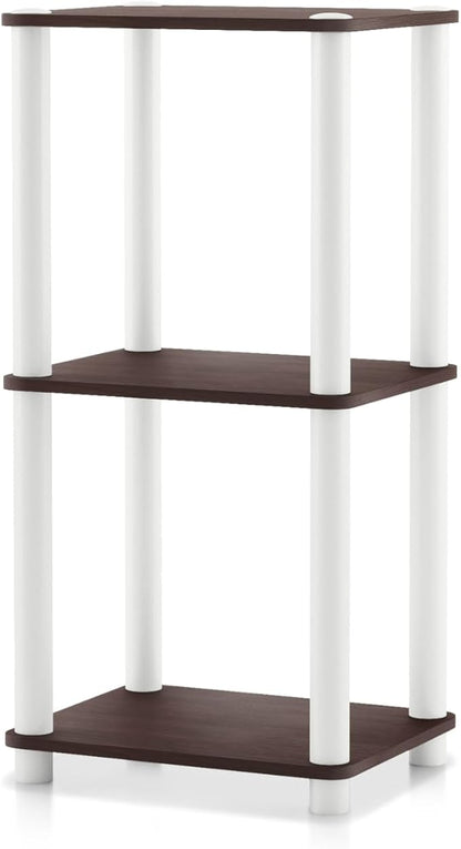 Homes: Inside + Out Apexa Modern 3-Tier Narrow Shelving Units, Collectibles by HOMESInsideOut