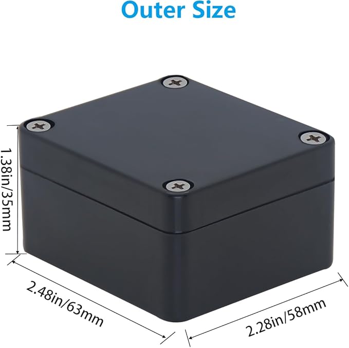 Project Box, Project Boxes Plastic Electric Project Case Junction Box Power Case - Image 3
