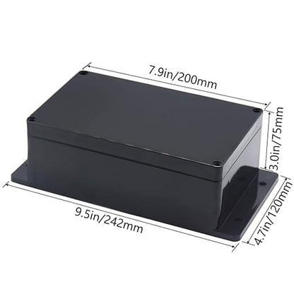 Zulkit Junction Box ABS Plastic Dustproof Waterproof IP65 Universal Electrical - Image 2