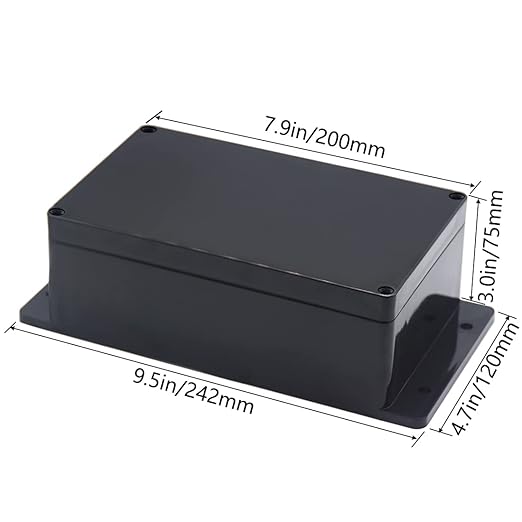 Zulkit Junction Box ABS Plastic Dustproof Waterproof IP65 Universal Electrical - Image 2