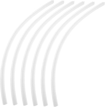 LIFKOME 6pcs Bathroom Water Baffle Sealing Strip Easy Install Silicone Shower by LIFKOME