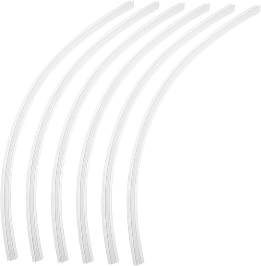 LIFKOME 6pcs Bathroom Water Baffle Sealing Strip Easy Install Silicone Shower by LIFKOME