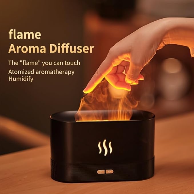 Modern Portable EmberAire Cool Mist Faux Fire Humidifier - Image 6