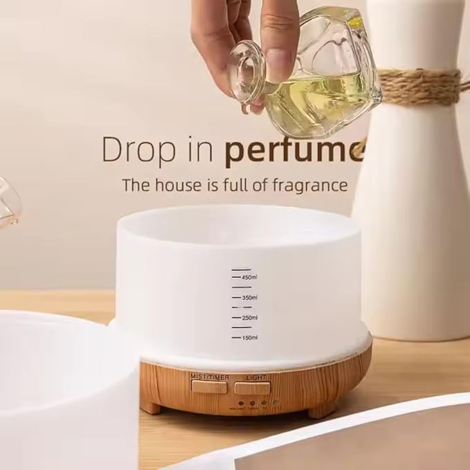 500ml Home/Office Aroma Diffuser, Essential & Fragrant Oil Vaporizer - Image 8