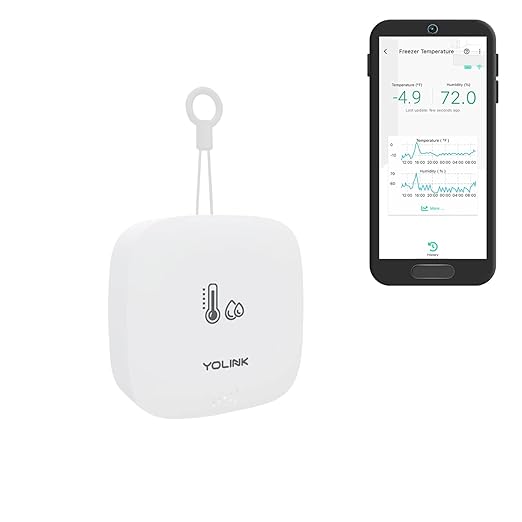 YoLink Smart Outdoor Temperature & Humidity Sensor, Hygrometer, Thermometer by YoLink