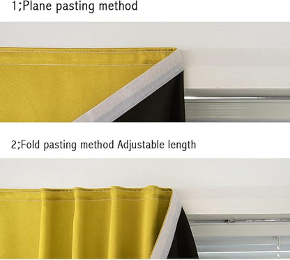 Autohesion Curtains for Windows, Bedroom Blackout Curtains for - Image 5