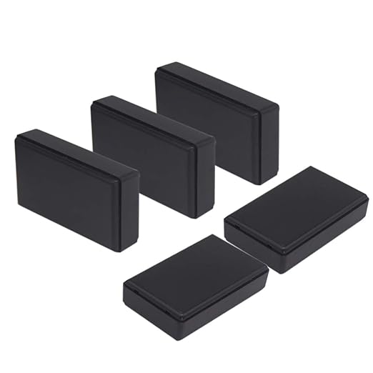 Zulkit 5Pcs Project Boxes ABS Plastic Electrical Project Case Power Junction by Zulkit