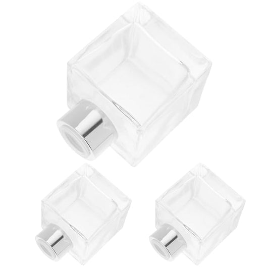 3Pcs Glass Diffuser Bottles Refillable Aroma Bottle by WRITWAA