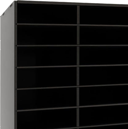 Literature Organizers 24/36Slots Mail Sorter Compartment Files Rack File - Image 4