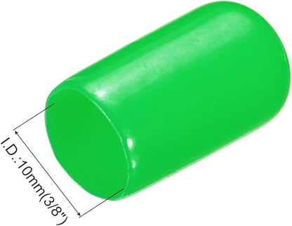 uxcell 20pcs Rubber End Caps 10mm ID Vinyl PVC Round Tube Bolt Cap Cover Screw - Image 3