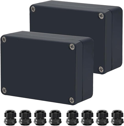 Project Box ABS Black Electrical Boxes IP67 Outdoor Waterproof box Electronic - Image 2
