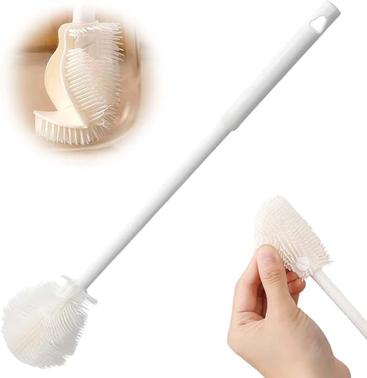 360° Flexible Silicone Bottle Brush by AprYew