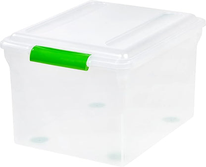 IRIS USA File Box File Organizer Plastic File Box - Image 8