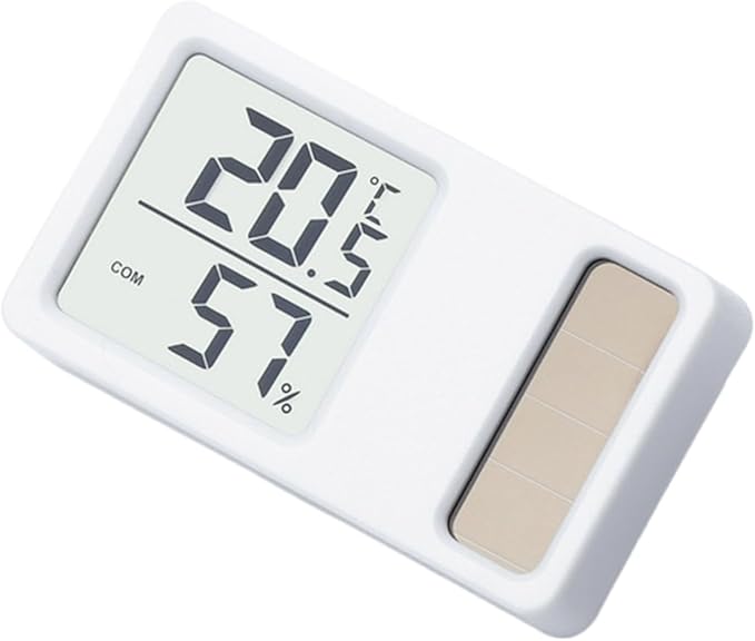 Thermometers Hygrometer Solar Power Desktop Temperature Humidity Meter Gauge - Image 6