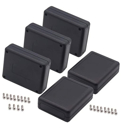 Zulkit 5 Packs Project Boxes ABS Plastic Electrical Project Case Power Junction by Zulkit