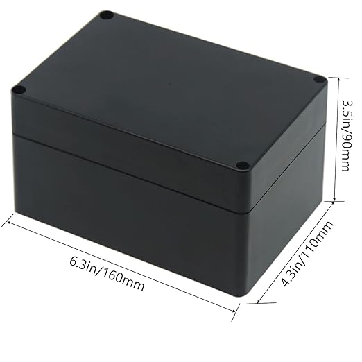 Junction Box, Zulkit Project Box IP65 Waterproof Outdoor Box ABS Plastic - Image 2