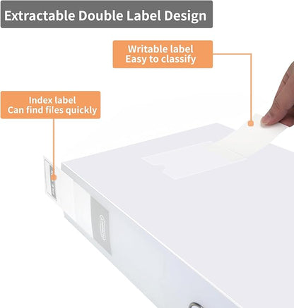 HUA JIE A4 Storage File Boxes Plastic Archives Cases - Image 8