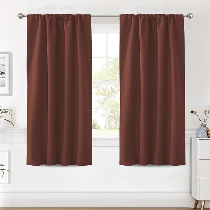 H.VERSAILTEX Blackout Curtains Thermal Insulated Window Treatment Panels Room - Image 2