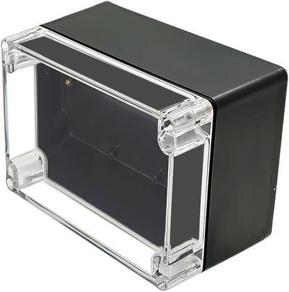 Project Box IP65 Waterproof Junction Box ABS Plastic Black Electrical Boxes DIY by Otdorpatio
