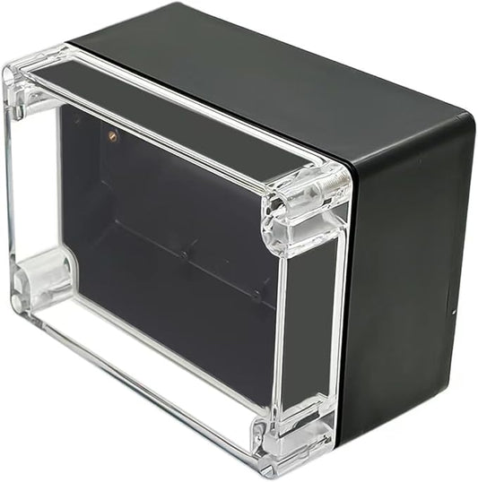 Project Box IP65 Waterproof Junction Box ABS Plastic Black Electrical Boxes DIY by Otdorpatio