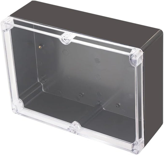 Project Box IP65 Waterproof Junction Box ABS Plastic Black Electrical Boxes DIY by Otdorpatio