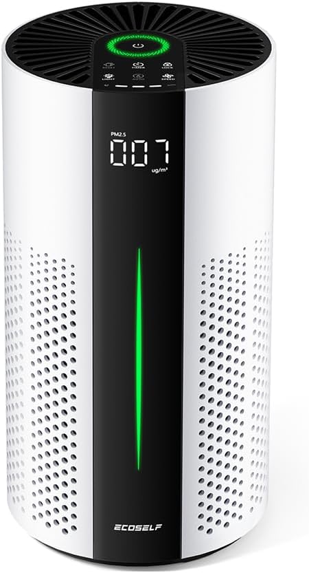 Air Purifiers for Home Large Room up to 1800 Ft², Air Purifiers for Bedroom by ECOSELF