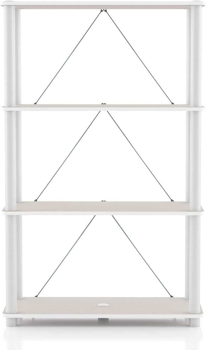 Homes: Inside + Out Apexa Modern 4-Tier Wide Shelving Units, Collectibles - Image 11