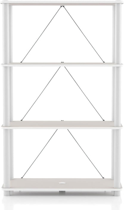 Homes: Inside + Out Apexa Modern 4-Tier Wide Shelving Units, Collectibles - Image 11