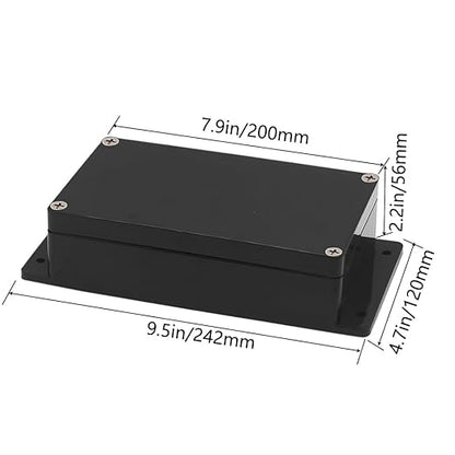 Zulkit Junction Box ABS Plastic Dustproof Waterproof IP65 Universal Electrical - Image 2