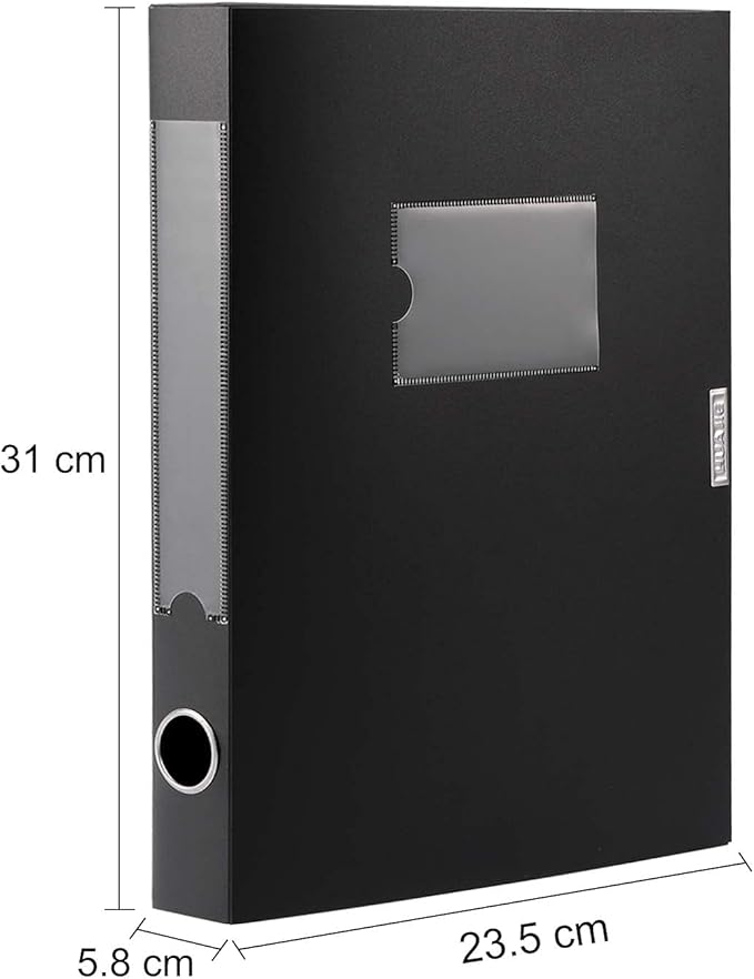 A4 Storage File Boxes Archives Cases, Foldable Plastic File Folder, Thickened - Image 2