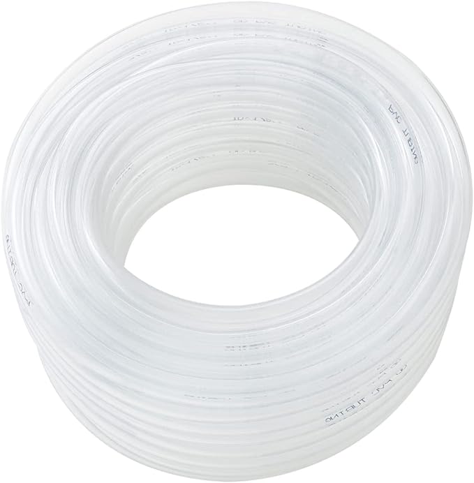 DAVCO 5/8" ID x 25ft Clear Vinyl Tubing, Low Pressure Flexible PVC Tubing by DAVCO