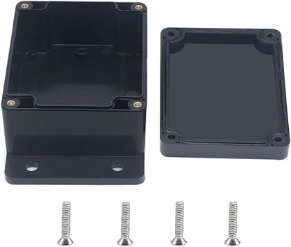 Outdoor Waterproof Junction Box IP67 Project Box ABS Black Electrical Boxes by Otdorpatio
